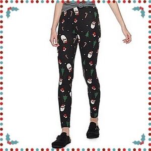 NWT SO Women's S Hatchi Holiday Leggings Santa Claus